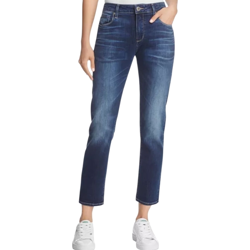 Paige Brigitte High Rise Cropped Straight Leg On Enchantment